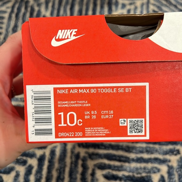 Nike Air Max 90 Toggle SE BT - Size 10C - New in Box - Picture 12 of 12